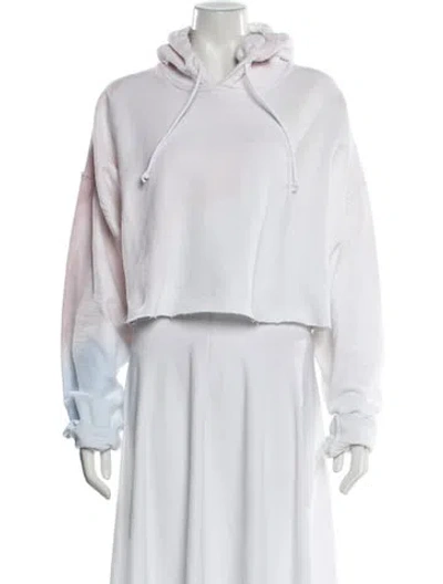 Pre-owned Collina Strada Crew Neck Sweater In White