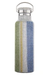 Collina Strada Crystal Embellished Insulated Water Bottle In Multi