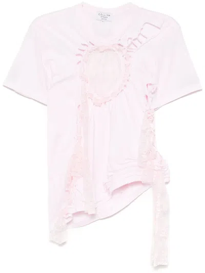 Collina Strada Eva T-shirt In 粉色