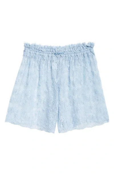 Collina Strada Floral Lace Boxers In Storm Blue
