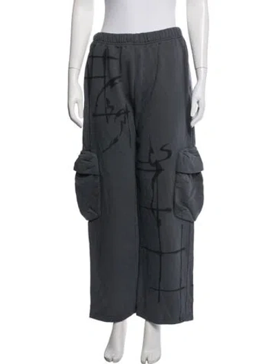 Pre-owned Collina Strada Graphic Print Lounge Set W/ Tags In Grey