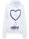 Collina Strada Heart Hoodie In Blue