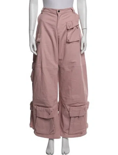 Pre-owned Collina Strada High-rise Wide Leg Jeans In Pink