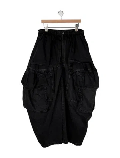 Pre-owned Collina Strada High-rise Wide Leg Jeans W/ Tags In Black