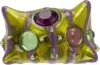 Collina Strada Khaki Alien Ring In Grape Stripe