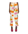Collina Strada Multicolor Parkour Trousers In White