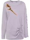 Collina Strada Purple Tosh Ls T-shirt In Purple