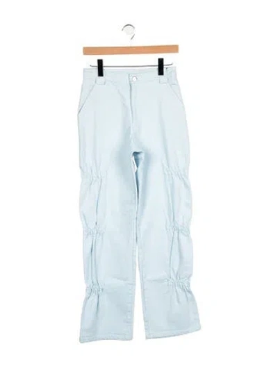 Pre-owned Collina Strada Mid-rise Straight Leg Jeans In Blue