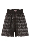 Collina Strada Mini Floral Lace Boxer Shorts In Multi