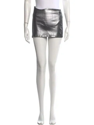 Pre-owned Collina Strada Mini Skirt In Purple