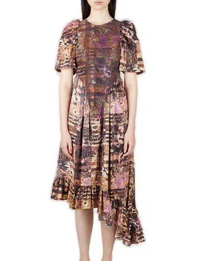 Collina Strada Pollinate Dress In Multi