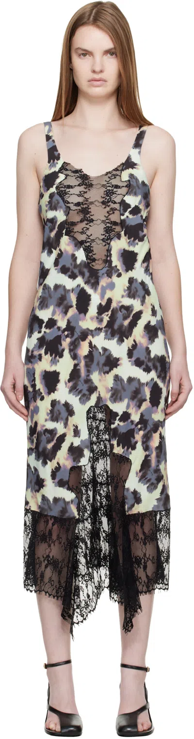 Collina Strada Multicolor Anemone Midi Dress