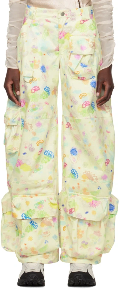 Collina Strada Multicolor Garden Jeans In Bloom Doodle