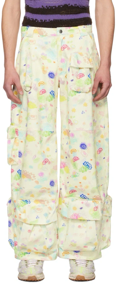 Collina Strada Multicolor Garden Jeans In Bloom Doodle