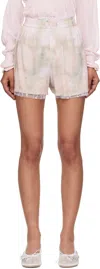 Collina Strada Multicolor Mini Boxer Shorts In Red