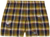 Collina Strada Multicolor Odeon Boxers In Black Plaid