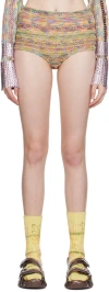 Collina Strada Multicolor Vitelli Edition Tap Shorts In Vitelli Multi