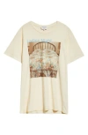 Collina Strada Oversize Organic Cotton Graphic T-shirt In Purple
