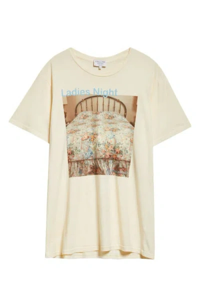 Collina Strada Oversize Organic Cotton Graphic T-shirt In Purple