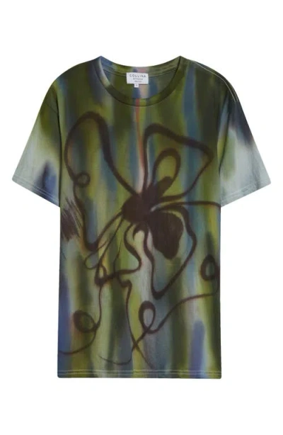 Collina Strada Painted Graphic T-shirt In Aurora Flower
