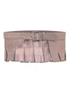 Collina Strada Pleated Star-embellished Belt