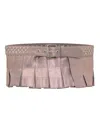 Collina Strada Pleated Star-embellished Belt In Pink
