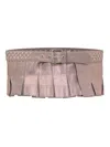 Collina Strada Pleated Star-embellished Belt In Pink