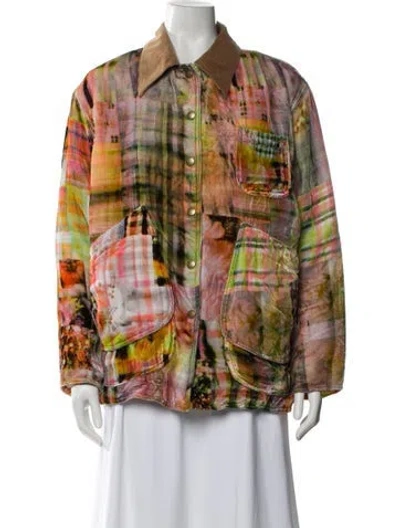 Pre-owned Collina Strada Printed Jacket W/ Tags In Multi