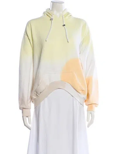 Pre-owned Collina Strada Printed V-neck Sweatshirt In Multi