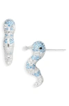 Collina Strada Slug Stud Earrings In Metallic