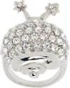 Collina Strada Snail Ring In Metallic