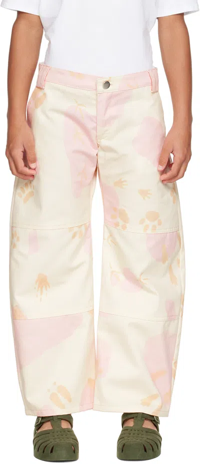 Collina Strada Ssense Exclusive Kids Beige Stomp Trousers In Beige Paws