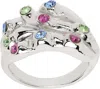 Collina Strada Stacked Ring In Metallic