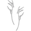 Collina Strada Swarovski Crystal Pavé Wing Earrings