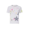 Collina Strada Patterned Cotton T-shirt In Multicolour