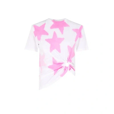 Collina Strada Biker-style Cotton T-shirt In Multicolore