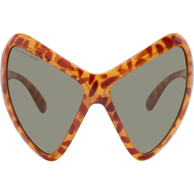 Collina Strada Tan Mariposa Sunglasses In Brown