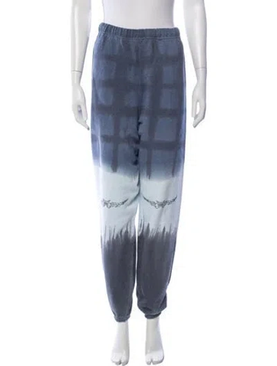 Pre-owned Collina Strada Tie-dye Print Sweatpants In Blue
