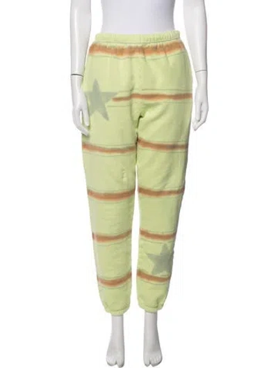 Pre-owned Collina Strada Tie-dye Print Sweatpants In Green
