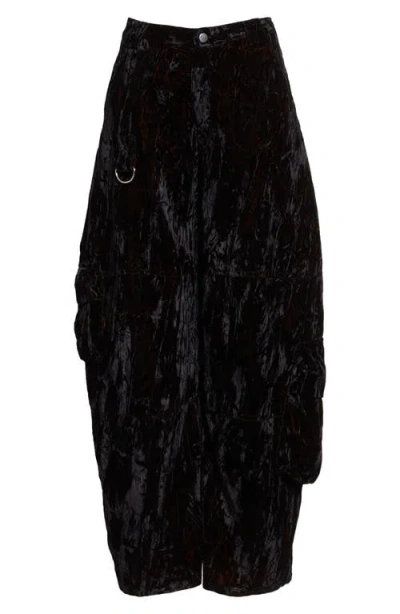 Collina Strada Black Lawn Cargo Pants