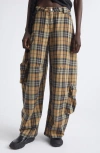 Collina Strada Wide Leg Cargo Pants In Neutral