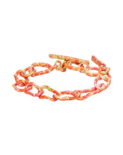 Collina Strada Woman Bracelet Coral Size - Metal In Pink