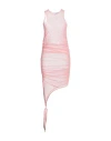 Collina Strada Woman Midi Dress Pink Size Xs Nylon, Elastane In Pink