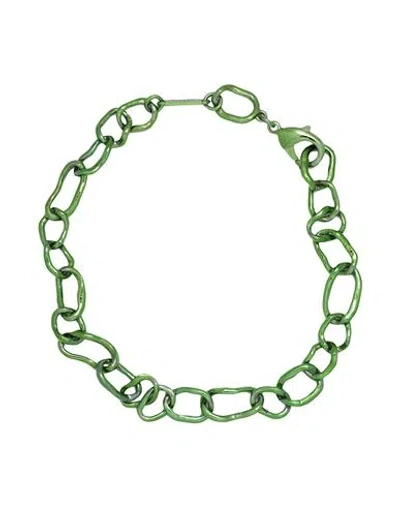 Collina Strada Woman Necklace Green Size - Metal