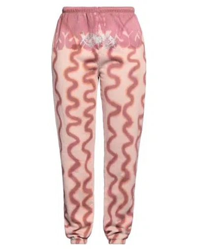 Collina Strada Woman Pants Blush Size Xl Cotton In Pink