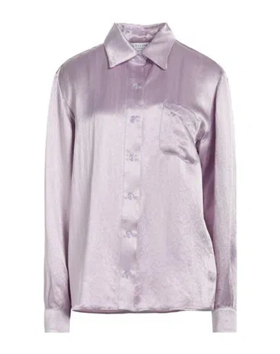 Collina Strada Woman Shirt Lilac Size M Acetate In Purple