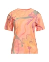 Collina Strada Woman T-shirt Orange Size S Organic Cotton In Orange