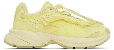 Collina Strada Yellow Puma Edition Velophasis Sneakers In Vintage Yellow