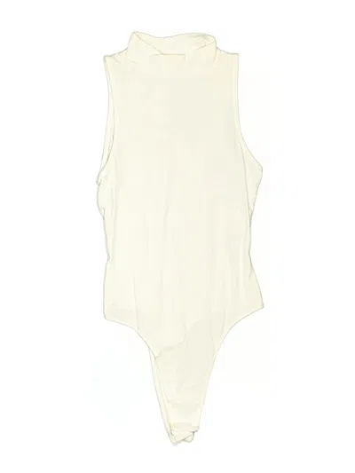 Pre-owned Collusion Bodysuit In Ivory