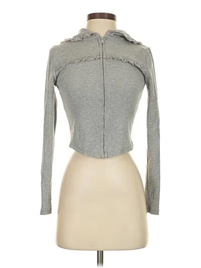 Pre-owned Collusion Cardigan Sweater In Gray